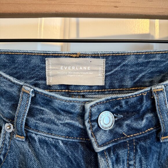 Everlane Curvy 90s Cheeky Straight Jean, Size 29 - Picture 2 of 3